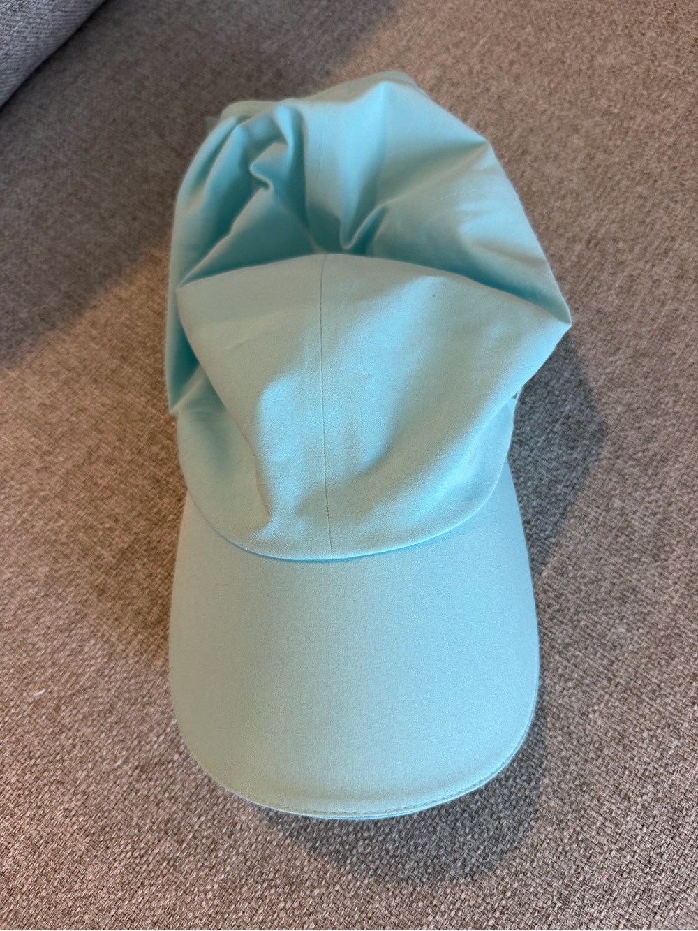 lululemon athletica light blue running hat adjustable cap